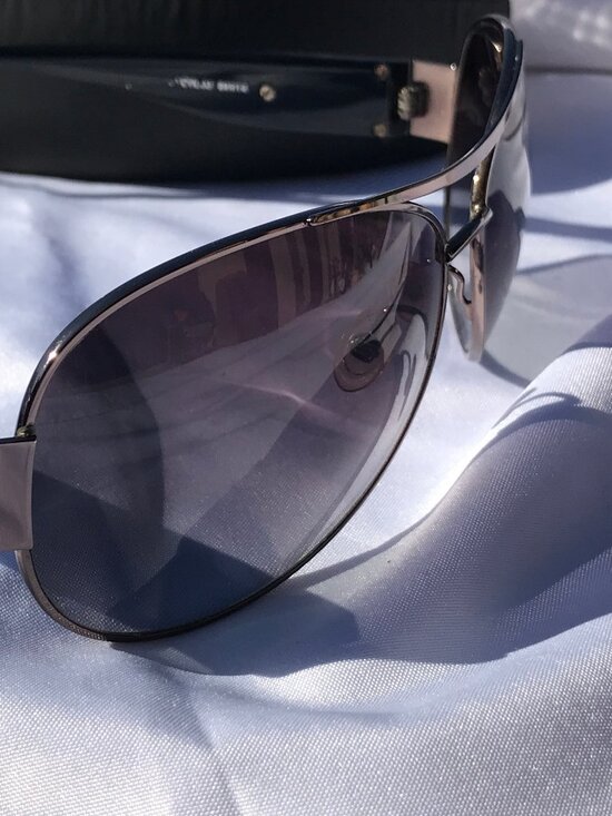 Y2K Armani Exchange Purple Aviator Style Glasses main image 9